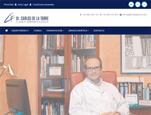 Tablet Screenshot of drcdelatorre.com